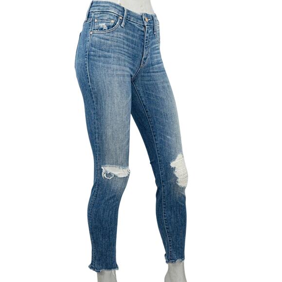 MOTHER Denim Size 25 The Looker Ankle Chew Jeans in MUMS THE WORD - Picture 3 of 13